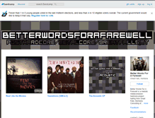 Tablet Screenshot of betterwordsforafarewell.bandcamp.com