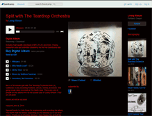 Tablet Screenshot of livingrheum.bandcamp.com