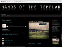 Tablet Screenshot of handsofthetemplar.bandcamp.com