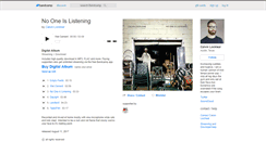 Desktop Screenshot of calvinlocklear.bandcamp.com