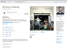 Tablet Screenshot of calvinlocklear.bandcamp.com