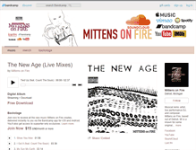 Tablet Screenshot of mittensonfire.bandcamp.com