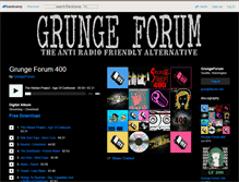 Tablet Screenshot of grungeforum.bandcamp.com