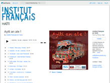 Tablet Screenshot of institutfrancaishaiti.bandcamp.com