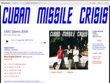 Tablet Screenshot of cubanmissilecrisis.bandcamp.com