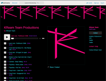 Tablet Screenshot of kreamteam.bandcamp.com
