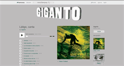 Desktop Screenshot of giganto.bandcamp.com