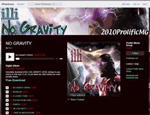 Tablet Screenshot of nogravity.bandcamp.com