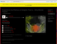 Tablet Screenshot of dirtyblondeasylum.bandcamp.com