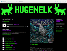 Tablet Screenshot of hugenelk.bandcamp.com