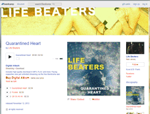 Tablet Screenshot of lifebeaters.bandcamp.com