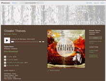 Tablet Screenshot of greaterthieves.bandcamp.com