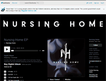 Tablet Screenshot of nursinghome.bandcamp.com