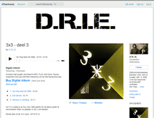 Tablet Screenshot of drie.bandcamp.com