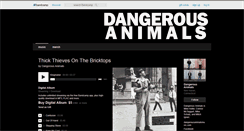 Desktop Screenshot of dangerousanimals.bandcamp.com