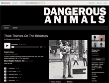Tablet Screenshot of dangerousanimals.bandcamp.com