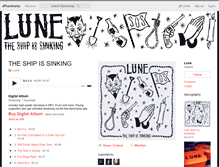 Tablet Screenshot of lunetheband.bandcamp.com
