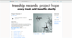 Desktop Screenshot of projecthope.bandcamp.com