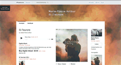 Desktop Screenshot of mariepierrearthur.bandcamp.com