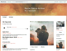 Tablet Screenshot of mariepierrearthur.bandcamp.com