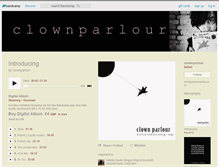 Tablet Screenshot of clownparlour.bandcamp.com