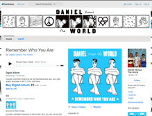 Tablet Screenshot of danielversustheworld.bandcamp.com