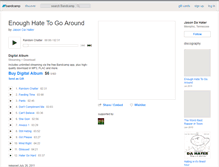 Tablet Screenshot of jasondahater.bandcamp.com