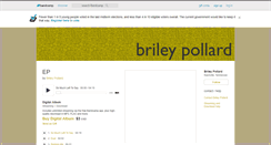 Desktop Screenshot of brileypollard.bandcamp.com