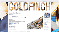 Desktop Screenshot of goldfinch.bandcamp.com