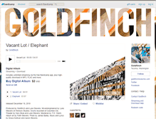 Tablet Screenshot of goldfinch.bandcamp.com