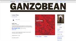Desktop Screenshot of ganzobean.bandcamp.com