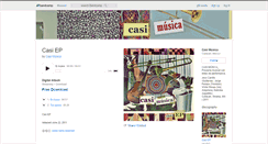 Desktop Screenshot of casimusica.bandcamp.com