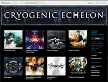 Tablet Screenshot of cryogenicechelon.bandcamp.com