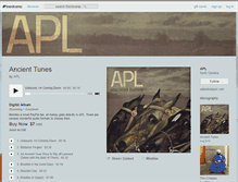 Tablet Screenshot of aplmuzak.bandcamp.com