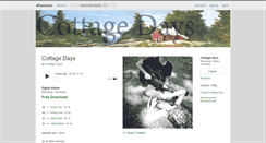 Desktop Screenshot of cottagedays.bandcamp.com