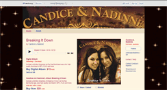 Desktop Screenshot of candiceandnadinne.bandcamp.com