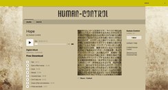 Desktop Screenshot of human-control.bandcamp.com