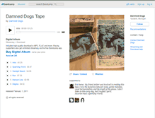 Tablet Screenshot of damneddogs.bandcamp.com