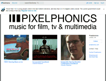 Tablet Screenshot of pixelphonics.bandcamp.com
