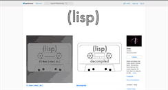 Desktop Screenshot of lisp.bandcamp.com