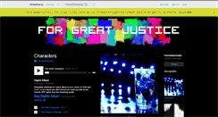 Desktop Screenshot of forgreatjustice.bandcamp.com