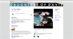 Desktop Screenshot of daughtersofdavis.bandcamp.com