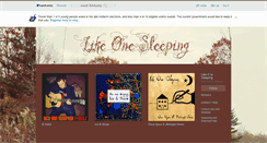 Desktop Screenshot of likeonesleeping.bandcamp.com