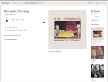 Tablet Screenshot of bigtroubles.bandcamp.com