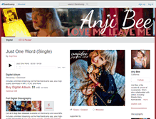 Tablet Screenshot of anjibee.bandcamp.com