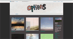 Desktop Screenshot of optionstheband.bandcamp.com