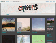 Tablet Screenshot of optionstheband.bandcamp.com