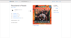 Desktop Screenshot of lostigres.bandcamp.com