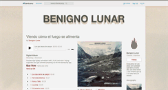 Desktop Screenshot of benignolunar.bandcamp.com