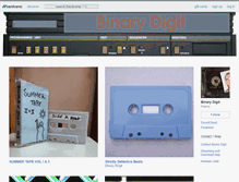 Tablet Screenshot of binarydigit.bandcamp.com